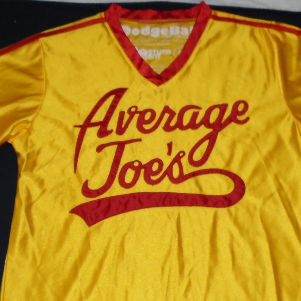 Dodgeball Movie Average Joes Halloween Costume Agent Jersey Size Medium Adult